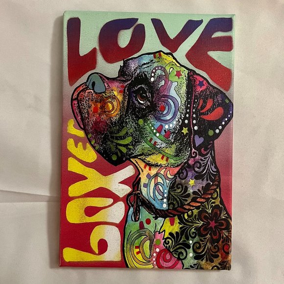 Other - Boxer Love - Canvas Print 8X12"
